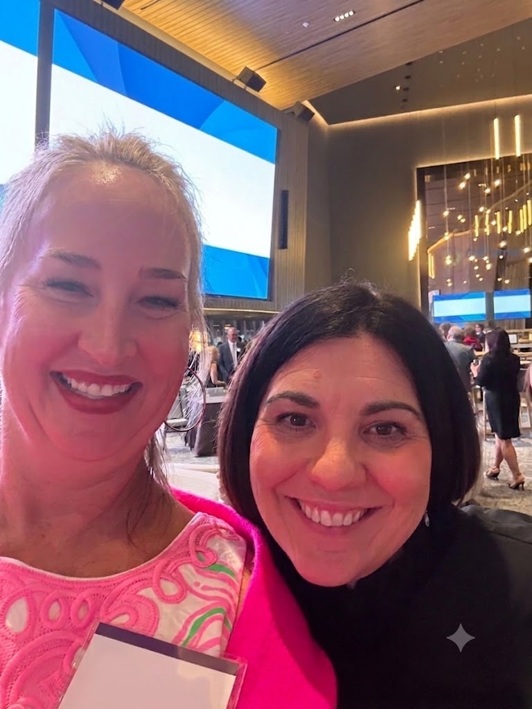 Kristen Welch and Elizabeth Palladino at an event